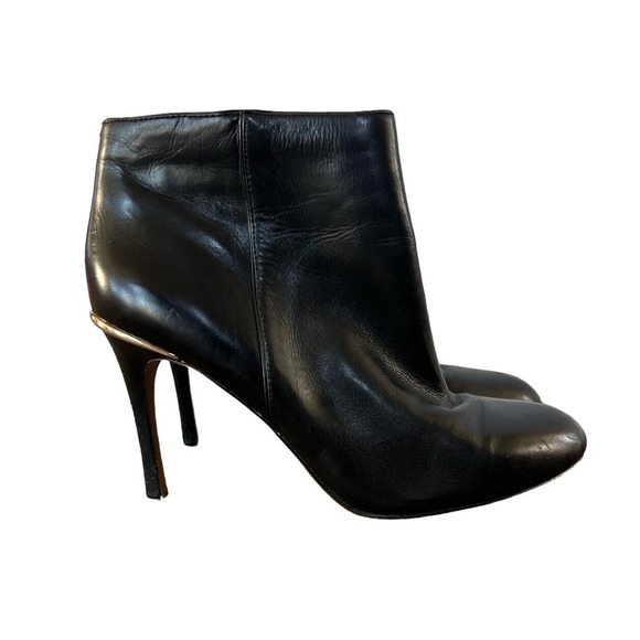 Coach Nila Bootie Black Leather Gold Hardware Size 11 - Picture 4 of 9